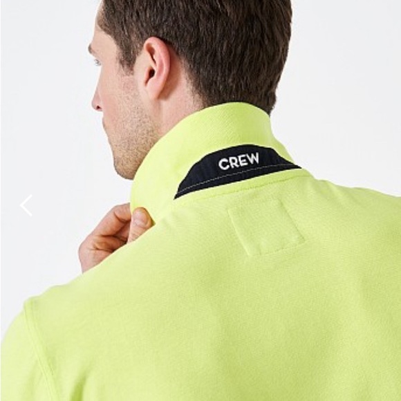 Crew Clothing Company Men’s Classic Pique Polo Shirt in Citrus Lime Size Medium - Picture 2 of 15